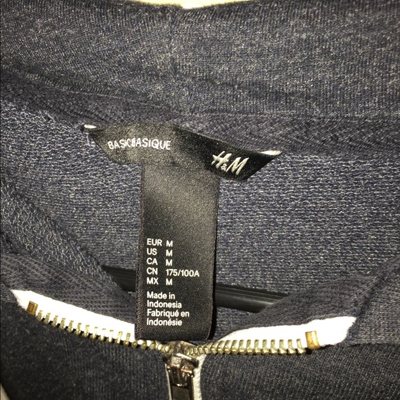 Men’s blue zip up - Picture 2 of 2